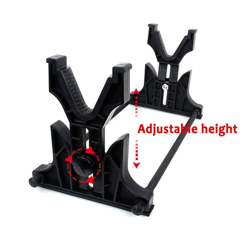 Portable Rifle And Handgun Display And Cleaning Stand For Airguns, Indoor Table Or Wall Mount, Lightweight, with adjustable height