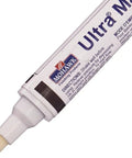 Premium Espresso Wood Stain Marker Pen For Furniture Touch Ups And Paint Repair Featuring Precision Valve Tip viewed from the side.