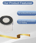 12V DC Electric Lifting Magnet 50N Solenoid Electromagnet Holding Force 5 Kg 25mm By 20mm Built Tough Compact Industrial Lift Magnet