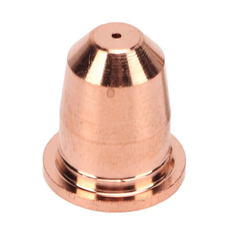 Fabater Plasma Cutter Consumables 20 Pcs Electrode Tip Nozzle And Cup Kit featuring copper nozzle with precise bore for cutting.