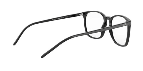 Unisex RX5387 Square Prescription Eyewear Frames Black 54mm Ready For Lenses Case Included Cleaning Cloth Included Slick Glasses That Look Sharp And Professional
