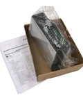 BXD200AC Industrial Motor Controller And Motion Drive with operating manual in box, showing setup components.