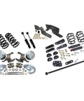 Front And Rear Lowering Suspension Kit For 1965 1970 Chevy C10 With 2.5 Inch Drop Spindles 2 Inch Front Coil Springs 5 Inch Rear Springs