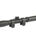 Compact 4x20 Air Rifle Scope With Blue Lens SCA420B Multi Coated Optics Dovetail Mount Plex Reticle Side View