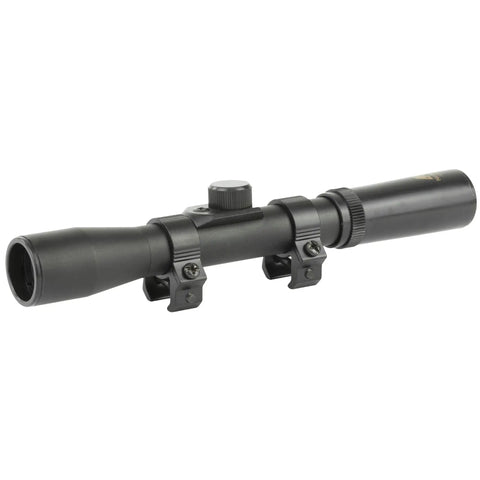 Compact 4x20 Air Rifle Scope With Blue Lens SCA420B Multi Coated Optics Dovetail Mount Plex Reticle Side View