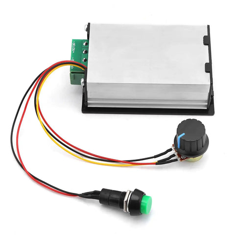 Dope DC Motor Speed Controller With Digital Display And Start Stop Switch, 6V To 60V, 30A PWM For DC Motors.
