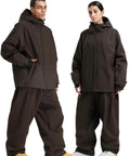 Baggy Fit Ski Jacket For Men And Women Insulated Waterproof Windproof Snow Coat Loose Snowboarding Jacket For All Day Comfort On The Slopes