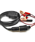 Must Have 9.8 Feet OBD II Vehicle ECU Emergency Power Supply Cable Memory Saver 2 In 1 Car Diagnostic Cable Memory Saver