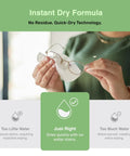 Front view: SOLWST Optix lens cleaning wipes used on eyeglasses