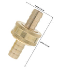 Ditch The Leaky Hose Old Fittings And Grab This Brass 1/2 Inch Barb Repair Kit With Secure Fixing Ring For Super Durable Car Washing And Garden Water Connection That Is Just The Thing You Need brass hose barb, 2.04 in