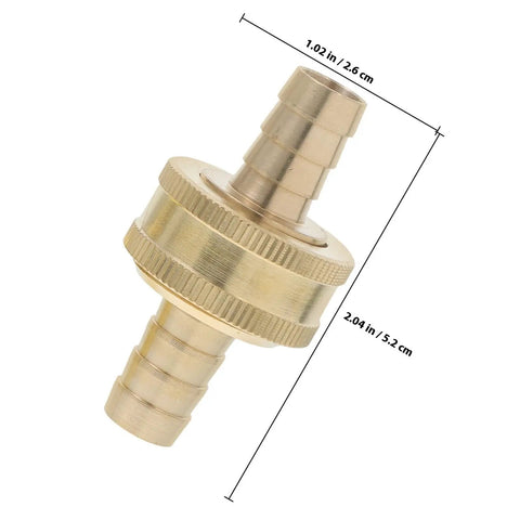 Ditch The Leaky Hose Old Fittings And Grab This Brass 1/2 Inch Barb Repair Kit With Secure Fixing Ring For Super Durable Car Washing And Garden Water Connection That Is Just The Thing You Need brass hose barb, 2.04 in