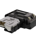 Front Load Washer Door Lock Switch Replacement Compatible With LG And Kenmore Front Loading Washers Matches Part Numbers 2667085 AP5672154 PS7792232 Easy Install No Fuss Fit For Secure Cycles, black plastic door lock switch