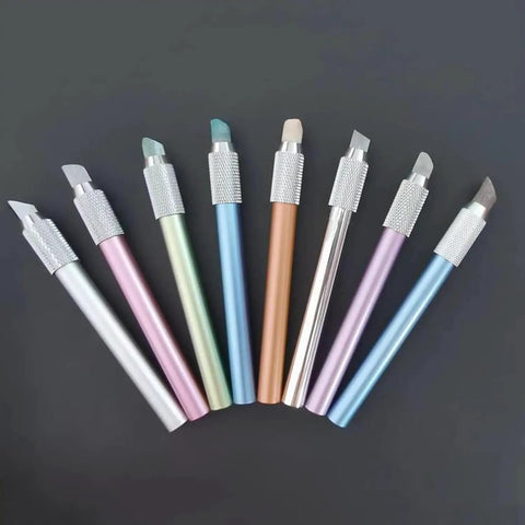 Mohs Hardness Test Pen Kit 2 To 9 Scratch Tester For Industrial Mineral Identification Gem Jade Jewelry Testing Tool With Precision Forged Tips, eight pens