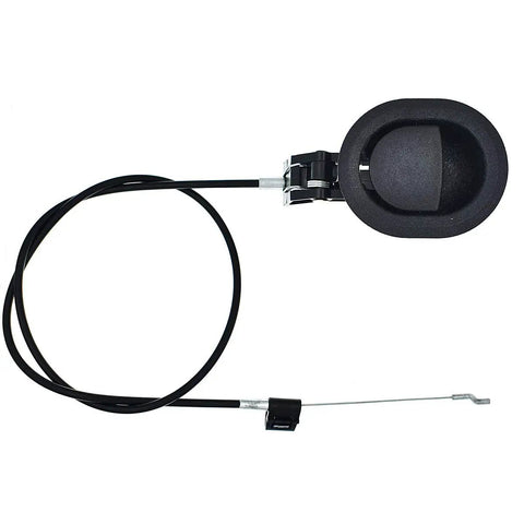 Solid As A Rock Recliner Pull Handle With Integrated Spring Release Cable For Sofa Chair Mechanism 4.75 Inch exposed trigger and 36 inch cable.
