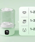 Ace Portable Washer Machine For Laundry Slick Pulsator Spin with clear lid and digital display for small clothing items.
