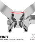 3 Inch Exhaust Clamp Stainless Steel Narrow Band Beefed Up For 3 Inch OD Pipe Muffler Clamp Two Pack Premium Grade Rust Resistant