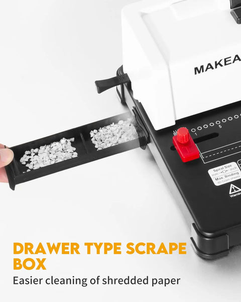 Smooth Operator Electric Spiral Binding Machine For Home Office, No Fuss Coil Insert With 4:1 Pitch, Punches 12 Sheets For A4 A5 Letter Size, Total Bang For Your Buck With 5 16 Inch Coils And Pliers