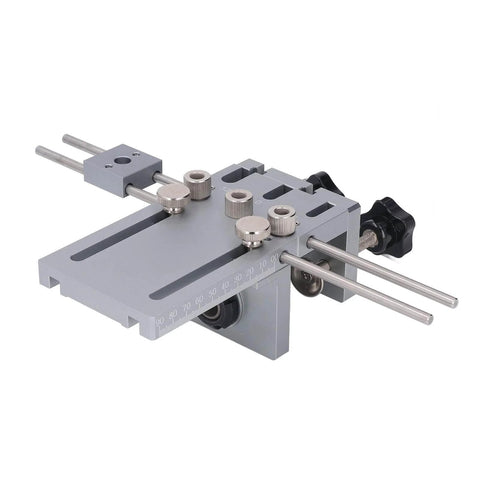 Self Centering Dowel Jig Kit With Quick Release Clamp And Aluminum Drill Guide For Woodworking And Furniture Assembly DIY Projects 600mm Included