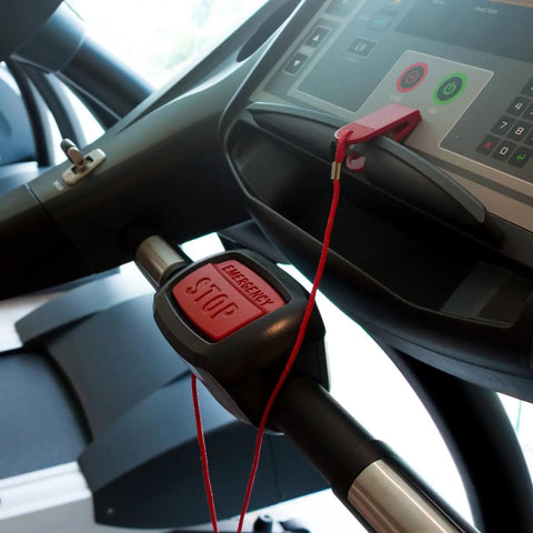 Treadmill Safety Key With Magnet Lock Replacement Kit For Running Machines Emergency Stop Accessory in Red on treadmill