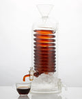 Premium Glass Ice Drip Coffee Maker For Next Level Cold Brew Delivery And Lightning Fast Drink Chilling Serves Up Bold Flavor Minus The Watery Mess In A Sleek 250 Ml Carafe with brewed coffee