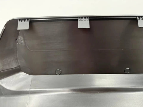 Inside view of Rear Trailer Hitch Cover Replacement For 2021 2022 2023 Tahoe Suburban Yukon Yukon XL Denali with clips