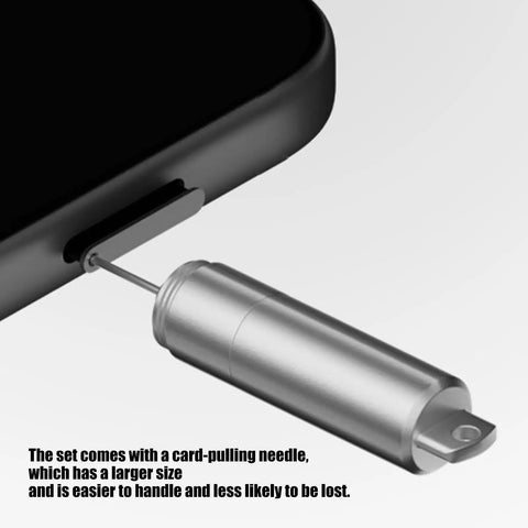 All In One Handy Multitool For Home And Outdoors With Package Opener Brush And Phone Ejector in use on smartphone
