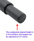Beefy Iron Adjustable Bed Support Legs 4 Pack With Rock Solid Flex Setup And Non Slip Nylon Base For Tuff Furniture Stabilization And Scratch Resistant Floor Protector Pad, close-up of adjustable height legs.