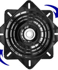Beefed Up Heavy Duty 10 Inch Bar Stool Swivel Plate With Solid Ring Ball Bearings, 600 Lbs Capacity Replacement Swivel Base