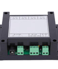4 Channel RS485 Repeater With Photoelectric Isolation DC DC Isolated Power Supply Industrial Grade Signal Divider Hub Splitter rear view