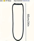 Heavy Duty Nylon Cord Strap Organizer Rope For Tailgate Parties And Campouts holds generator cords tight, 24in long.