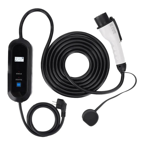 Beefy Rugged Level 2 EV Charger 220V 230V 16A 3.5kW Portable With Type 2 Cable And Schuko Plug IP67 Waterproof Fire Resistant EVSE