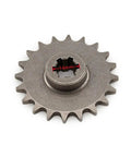 Heavy Duty Steel Front Drive Sprocket Compatible With 47Cc And 49Cc ATVs Using T8F Chain Specs Offered In 11 To 20 Tooth Variants, 14mm hole detail.