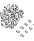 50pcs Stainless Steel Cylindrical Dowel Pins For Furniture Install And Wood Bunk Bed Fastening featuring a pile of smooth cylindrical pins.