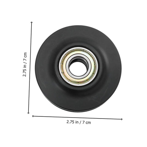 Premium Barn Door Hanging Pulley Wheel Kit With Bearing For Smooth Sliding Doors Low Noise Operation Thick Durable Wheel