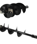 Heavy Duty 12 X 52 Inch Spiral Excavator Auger With 2 Inch Hex Connection For Post Hole Digging Garden Planter And Steel Hole Drill