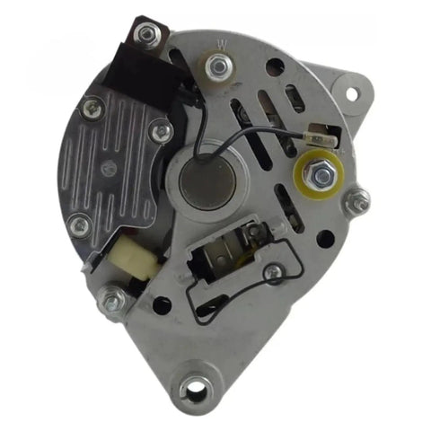 Alternator Rebuild Kit 24V 120A Marine Grade For Perkins Marine Engines with visible components and precision fit bracket