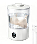 No Fuss Portable Washing Machine With Three Slick Wash Levels For Apartments And Dorms featuring a small device with a bra soaking in water.