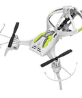 White Alien Spaceship X51 Gyro Tricopter Rc Drone With 2 4Ghz Control, 3D Flip Stunts, Led Flash Lights, Dual Speed 4Ch Quadcopter