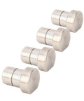 Four Piece 20mm Stainless Steel Bench Dogs Set For Workbench Stops And Locating Auxiliary Blocks To Secure Wood Pieces