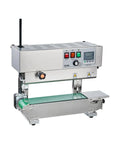 Heavy Duty Continuous Bag Band Sealer Machine With Digital Temp Control and Tough As Nails Stainless Steel Build.