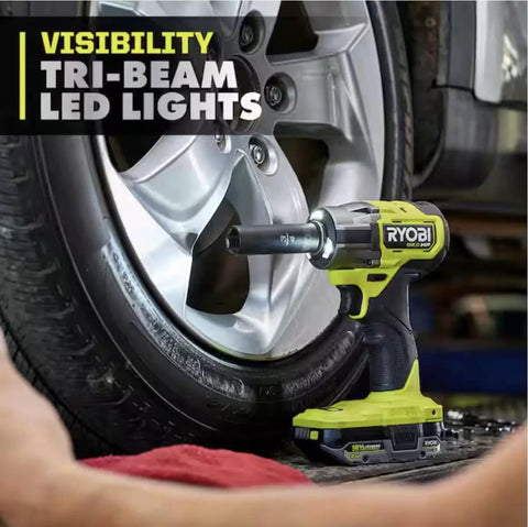 Brushless Eighteen Volt Cordless Impact Wrench Delivers Tough As Nails Torque For Tight Spaces Featuring Four Mode Settings And A Hella Compact Design That Knocks Your Socks Off On Every Garage Project with tri-beam LED lights.