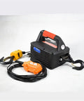 Professional Grade Electric Hoist With Portable Winch Design 500Kg Capacity Steel Wire Rope Lifter with control box and hook.