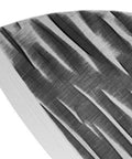 Close-up of carbon steel blade texture on Heavy Duty Kitchen Meat Cleaver Set with Carbon Steel Blade And Leather Sheath Stainless Steel Butcher Knife