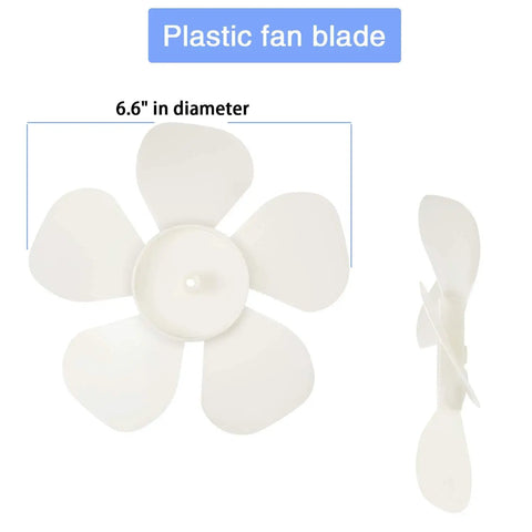 Universal Bathroom Vent Fan Motor Replacement Kit For Nutone And Broan 50 CFM 120V 3000 RPM CW fan blade 6.6 inch