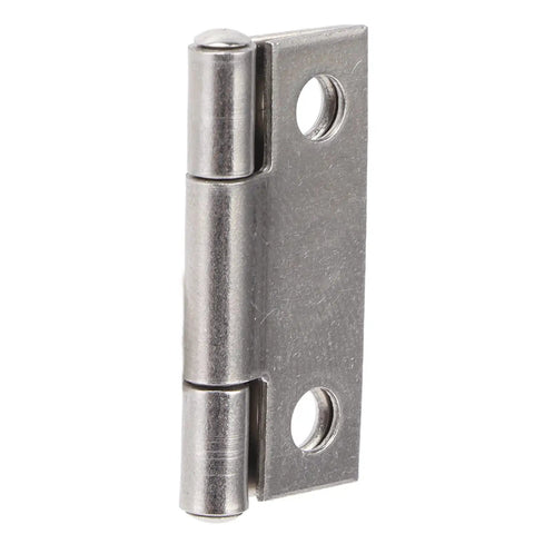 1 Inch Stainless Steel Butt Hinges 4 Hole Foldable Cabinet Hinges For Marine Boxes 10 Piece Set Heavy Duty Rust Resistant