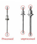 Premium SFU2005 Ball Screw Kit With 5mm Lead Pitch Perfect For CNC DIY Machines Includes DSG20 nut housing and end supports, processed and unprocessed screw
