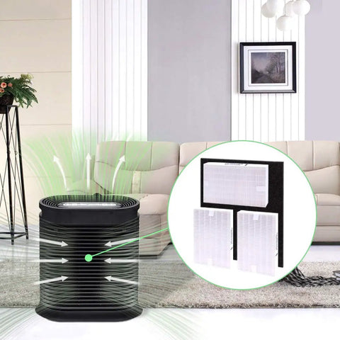 9 Pack Replacement HEPA Filters For HPA Series Air Purifiers Including HPA300 HPA304 in home environment