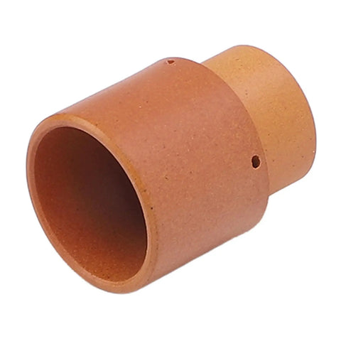 Close-up of Five Piece Plasma Swirl Ring Kit For Versa Cut 40 Torch CB50 CB60 CB70, Flame Retardant ABS part, showing durability.