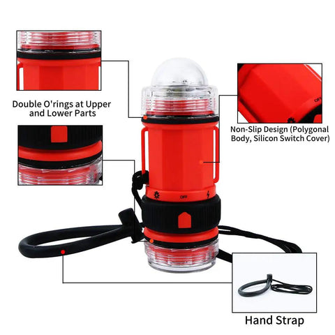 Beast Mode Waterproof Dive Light For Scuba And Outdoor Adventures, 1000 Lumen LED Underwater Flashlight With IPX8 Seal