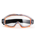 Wide Vision Safety Glasses With Anti-Fog And Anti-Scratch Wraparound Lenses Adjustable Strap Polycarbonate Eye Protection Clear
